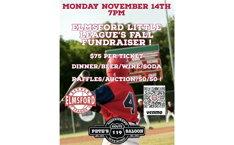 ELL Fundraiser: Nov. 14 at Pete's Saloon